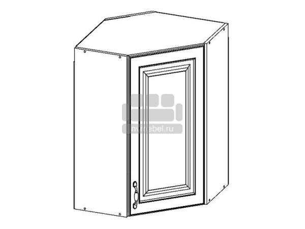 Шкаф навесной угловой с дверкой по диагонали ПА2060 (Ромео)