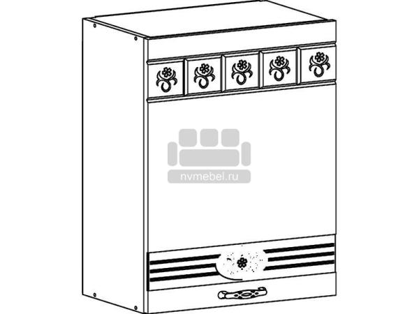 Шкаф навесной для сушки посуды с 1-й дверкой ЦЛТ2050 (Клауди-Н)