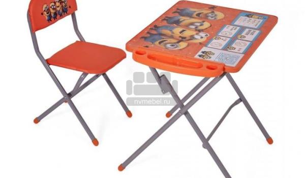 Комплект детской мебели Polini kids 303 Гадкий я, оранжевый