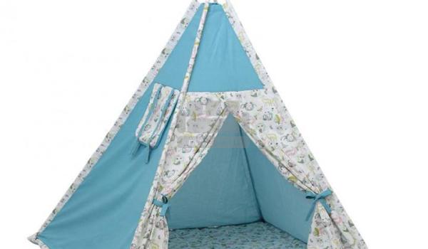 Палатка-вигвам детская Polini kids Disney Последний богатырь, лес голубой